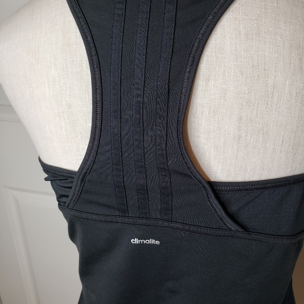 Adidas 3 stripe t-back sport tank - Picture 5 of 7
